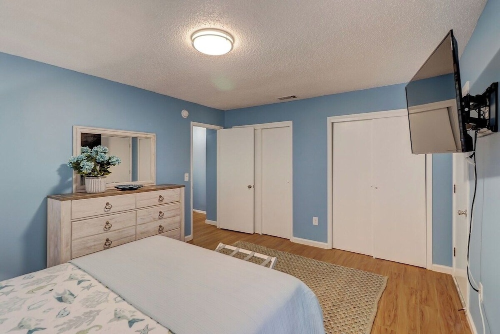 Beach Getaway 2BR w/ Pool + Modern Comforts