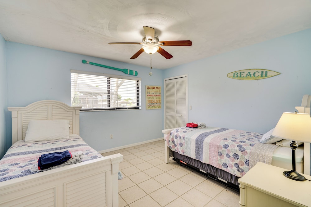 Canal-front Gem w/ Lanai & Dock in Cape Coral