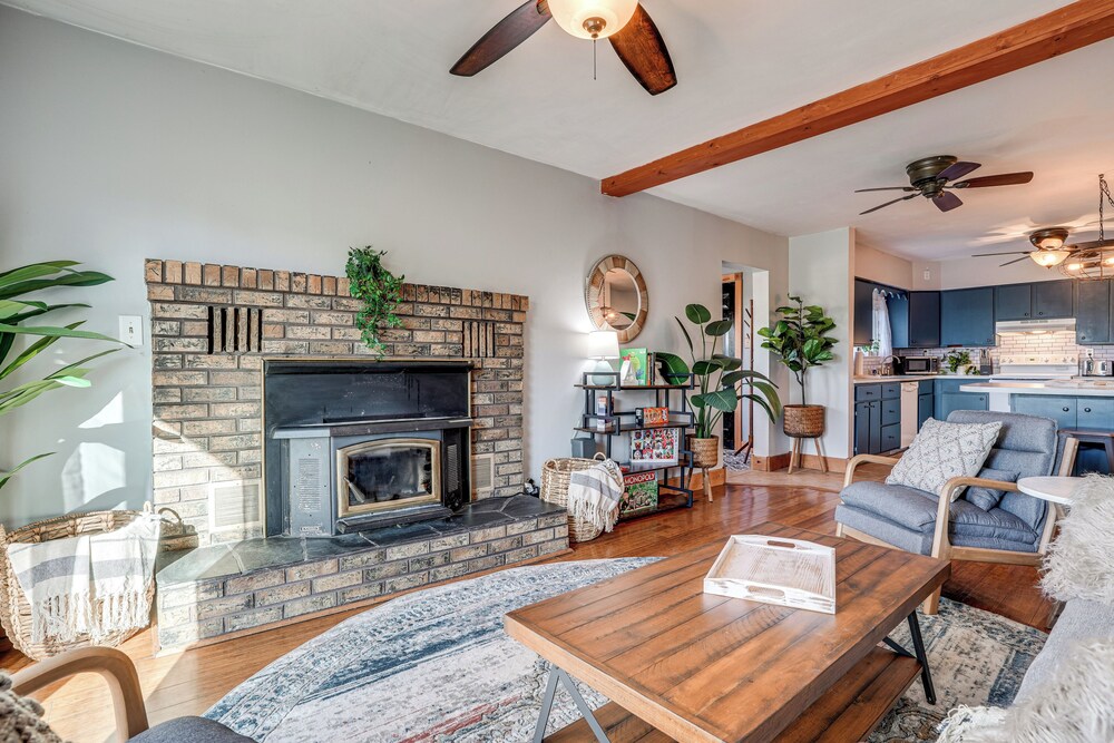 Secluded Home w/ Lake View in Delton!