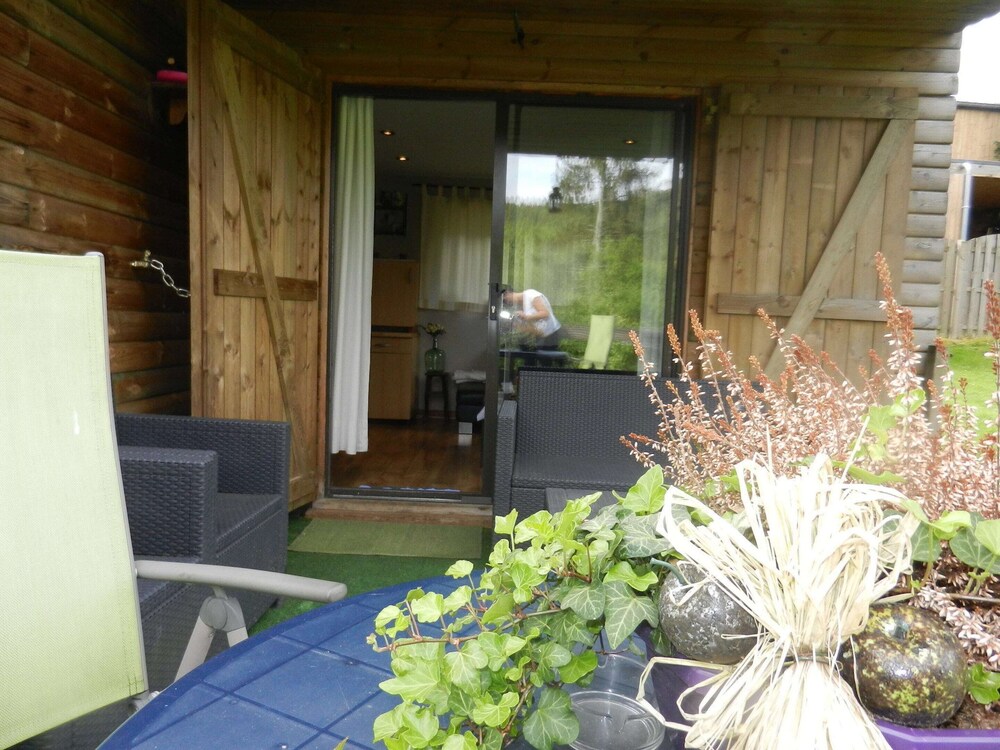 The Charm of a Wooden Chalet With a Magnificent View, not far From Spa view 4