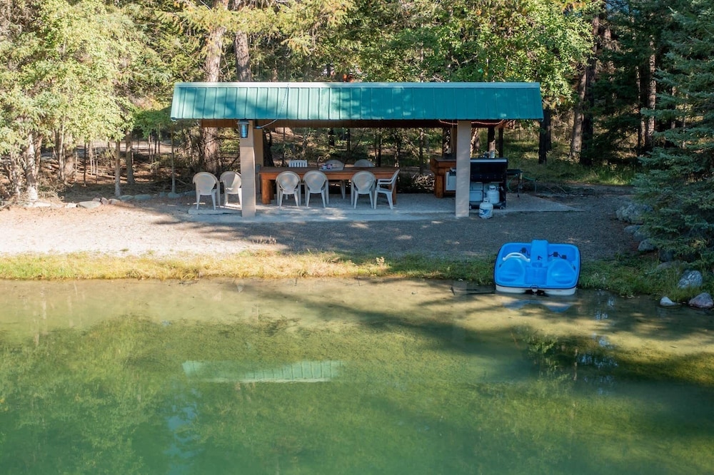 Fishing Cabin in the Woods