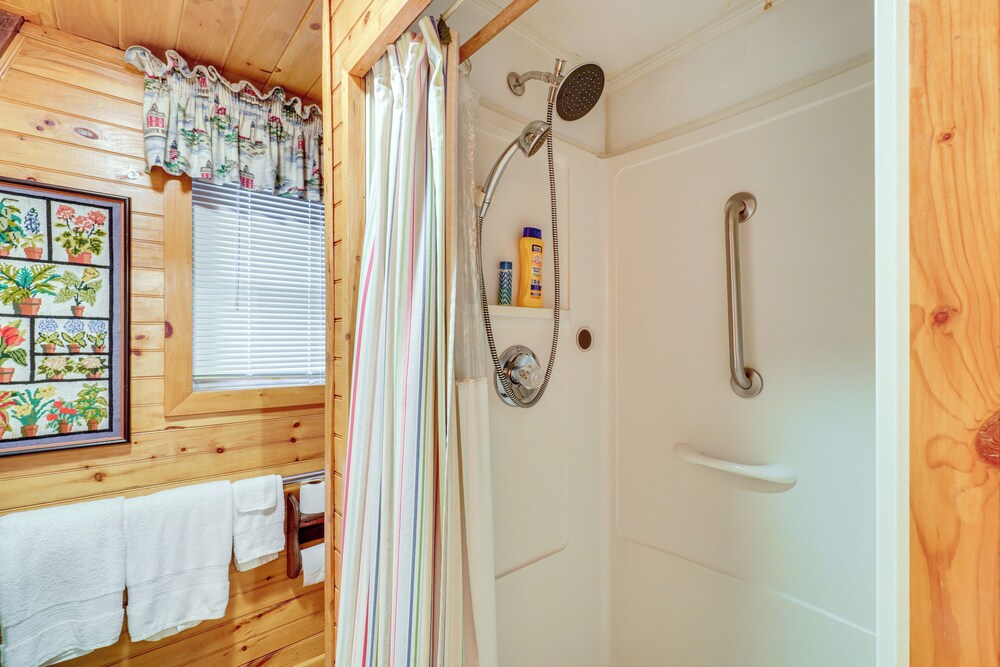 A-frame Cabin w/ Spacious Yard in Tellico Plains!