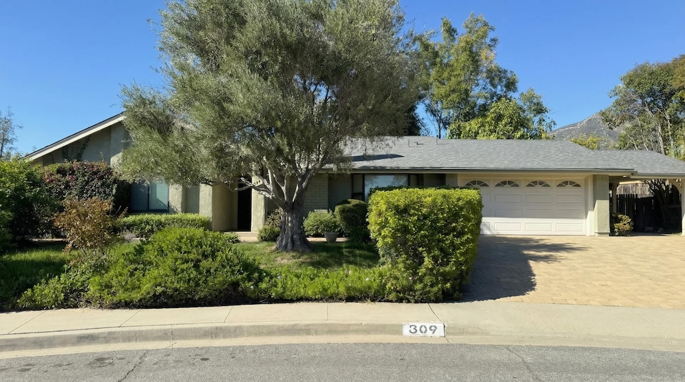 Mid-century Ojai Escape Hot Tub Serene Garden