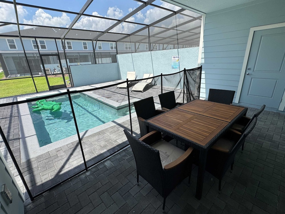 Magical 5BR w Pool Minutes From Disney 16161