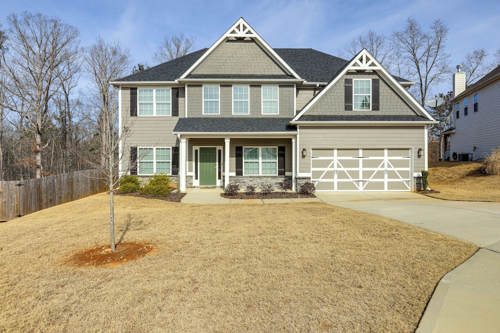 Patio w/ Fireplace: Spacious Sharpsburg Home!