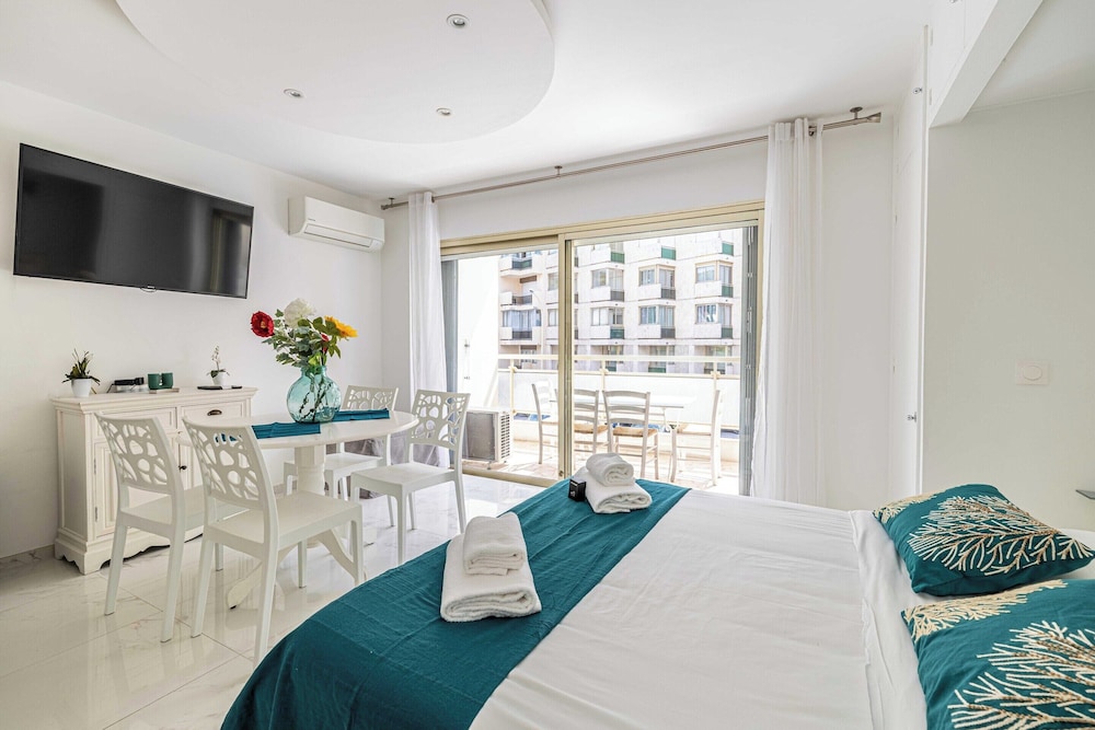 Charming Studio - AC - 2P- Croisette Plage