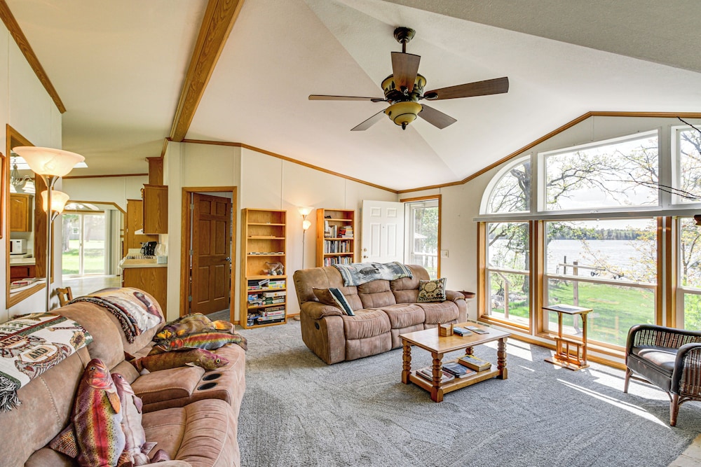 Waterfront Family Home w/ Yard on Portage Lake