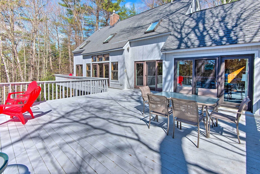 Wooded Waterfront Grantham Home < 10 Mi to Ski! view 3