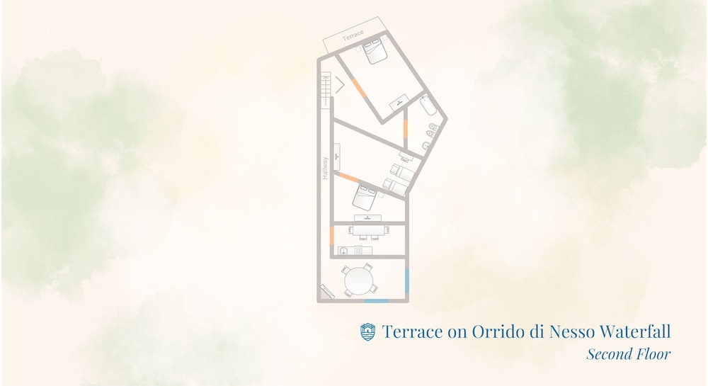 Terrace on Orrido di Nesso Waterfall by Rent all Como