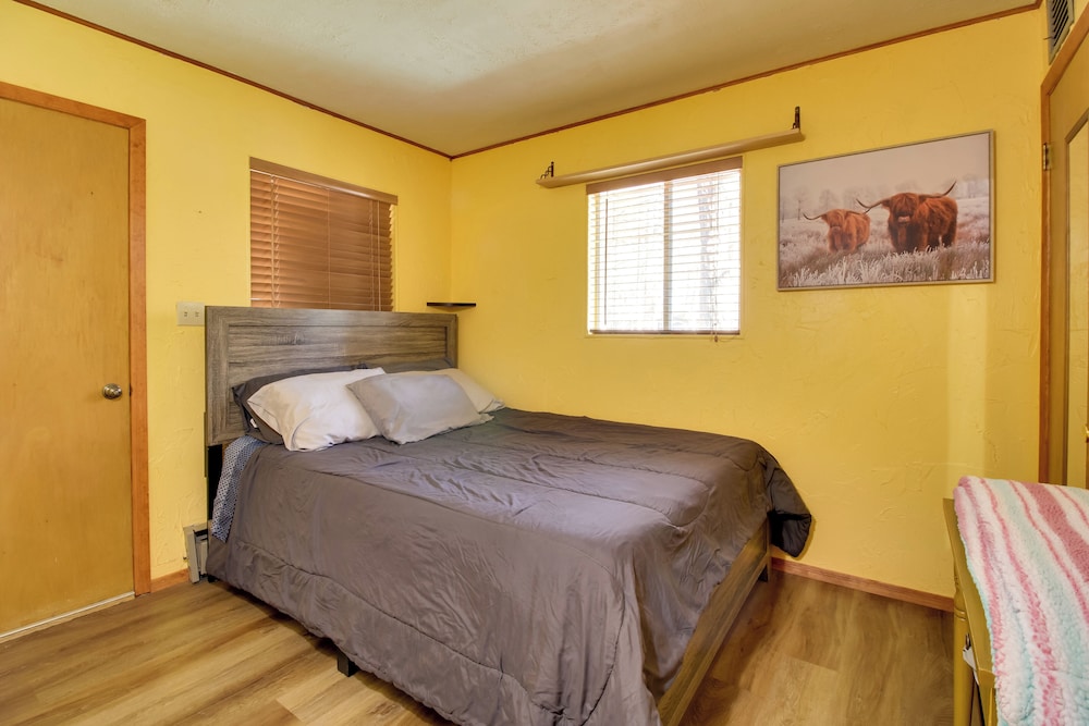 Ski, Hike & Relax: Forest-view Haven in Lakeside!