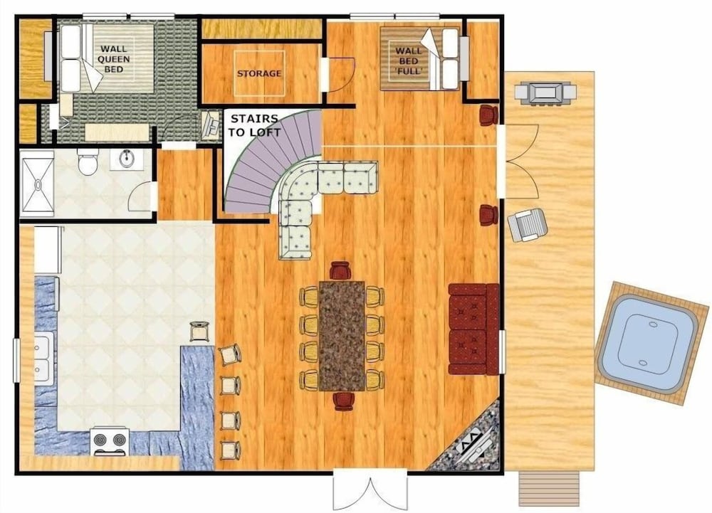 23 The Cub House 2 Bedroom Cabin by RedAwning view 5