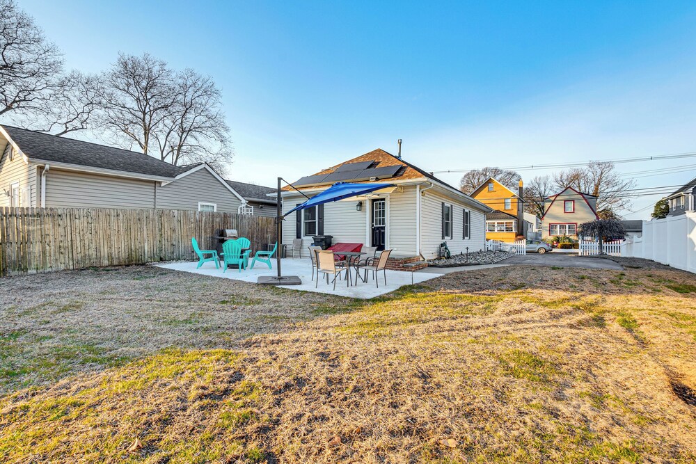 Walk to Beach: Keansburg Home w/ Patio & Fire Pit!