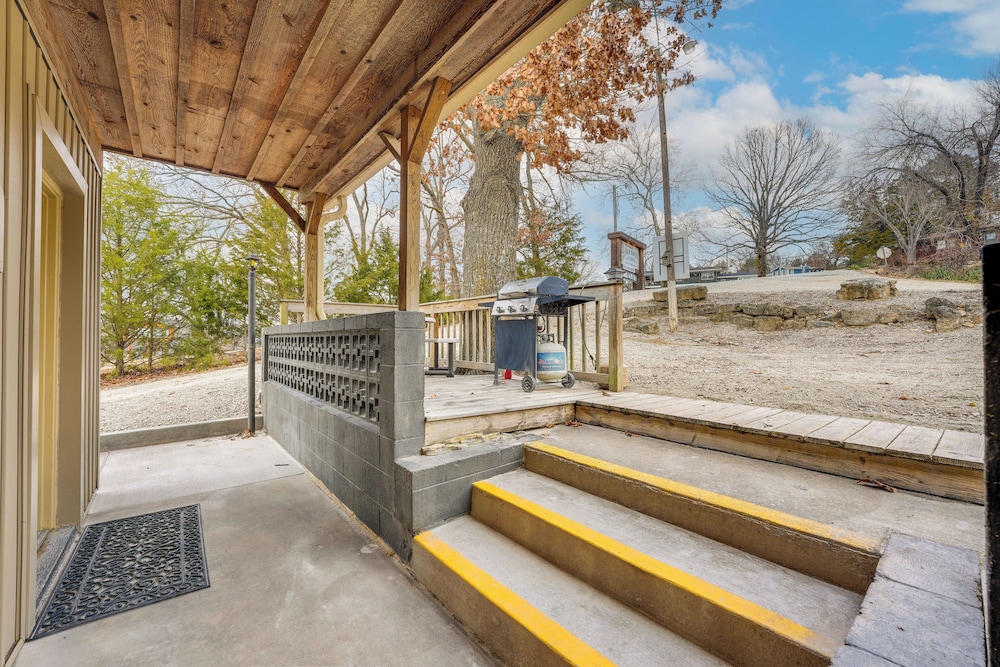 Walk to Lake & Trails: Cape Fair Retreat w/ Grill!