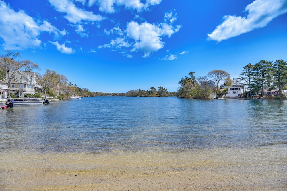 Modern Cape Cod Cottage on Private Pond w/ Beach