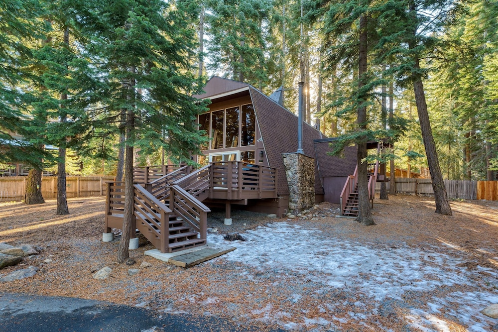 Lundy Bearden Serene Tahoe Retreat With Deck Fireplace and Forest Views