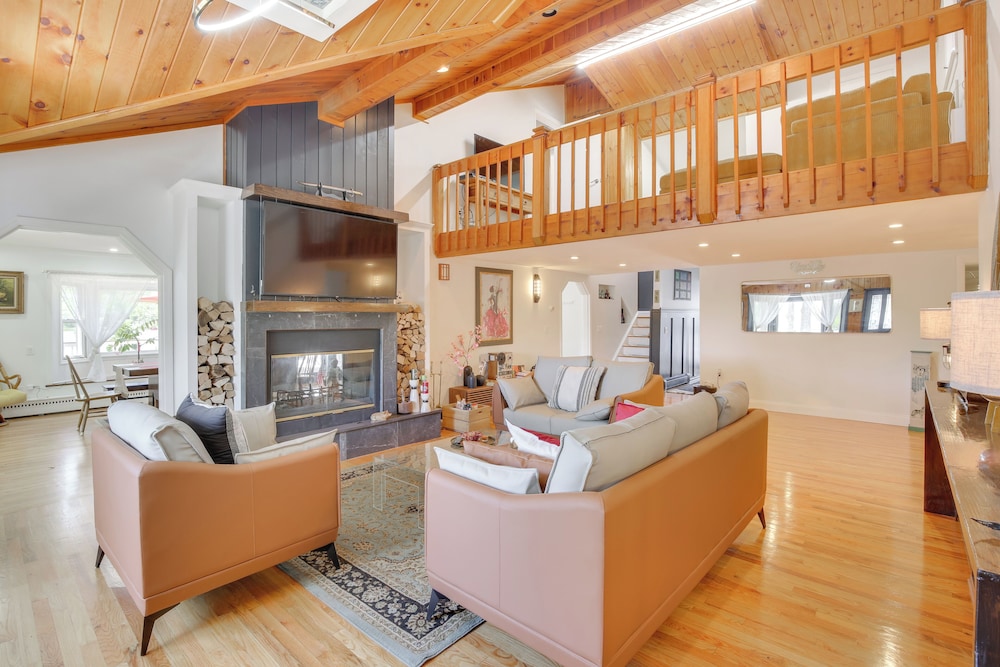Lake Carmel Access: Waterfront Home w/ Deck!