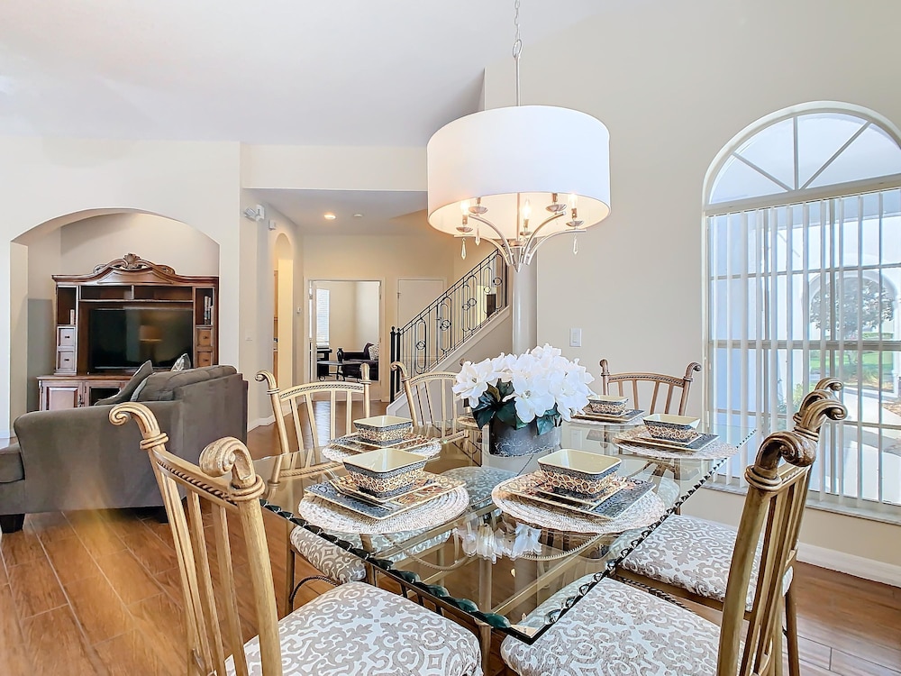 Elegant 5BR Home w Private Pool Spa Near Disney