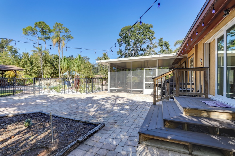 Sarasota Getaway w/ Private Pool & Backyard Oasis!
