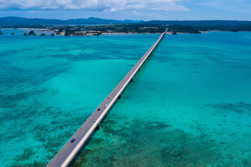 Villa Ocean Bridge Kourijima view 5
