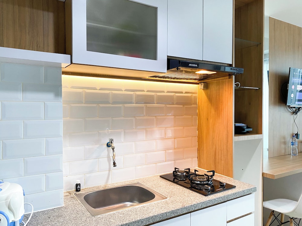 Wooden Style Studio At Lrt City Bekasi Apartment