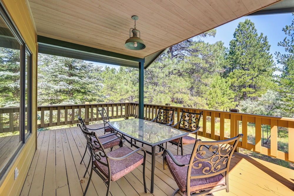 Forested Home in Flagstaff w/ Large Deck & Grill!