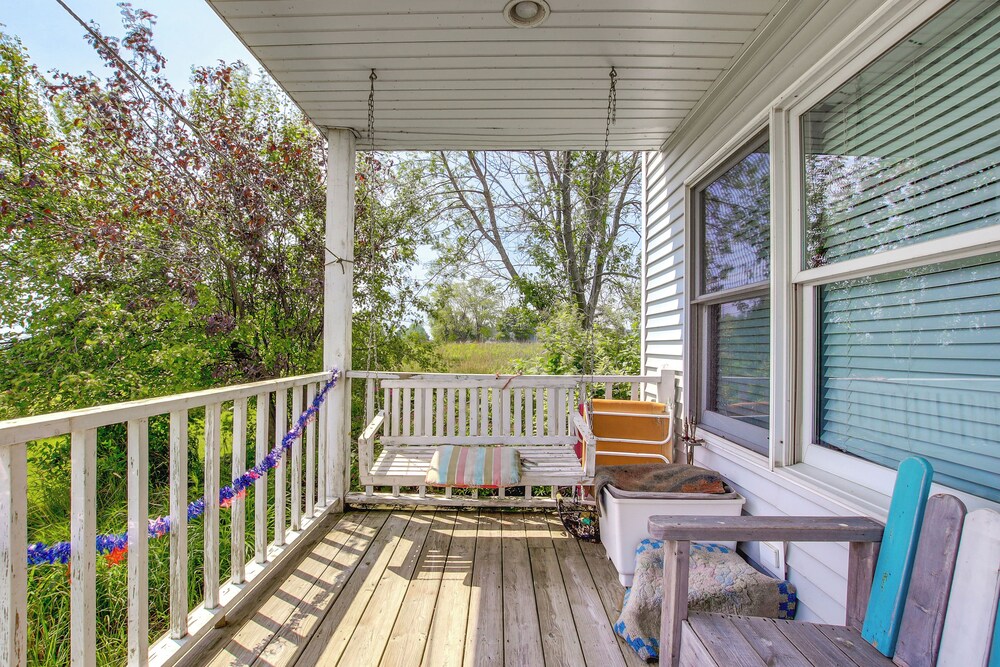 Algoma Vacation Rental w/ Fire Pit + Lake Views! view 5
