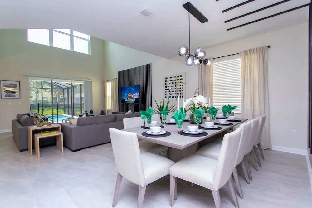 Family 5BD Spa Pool Game Loft Near Disney