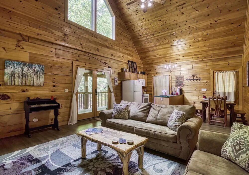 Lake Mountain Cabin w Pool Game Room Hot Tub view 5
