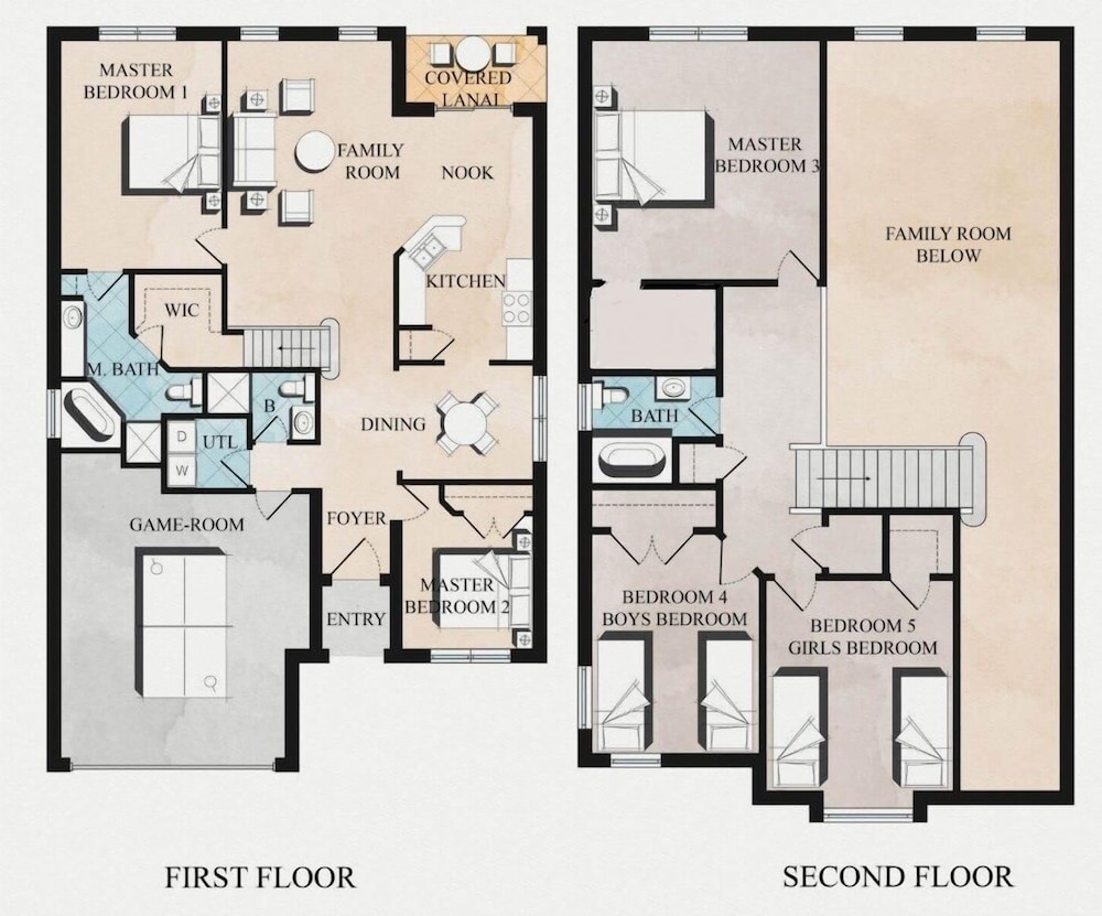 Emerald Magic - 5 Br W/ Private Pool -near Disney 5 Bedroom Villa