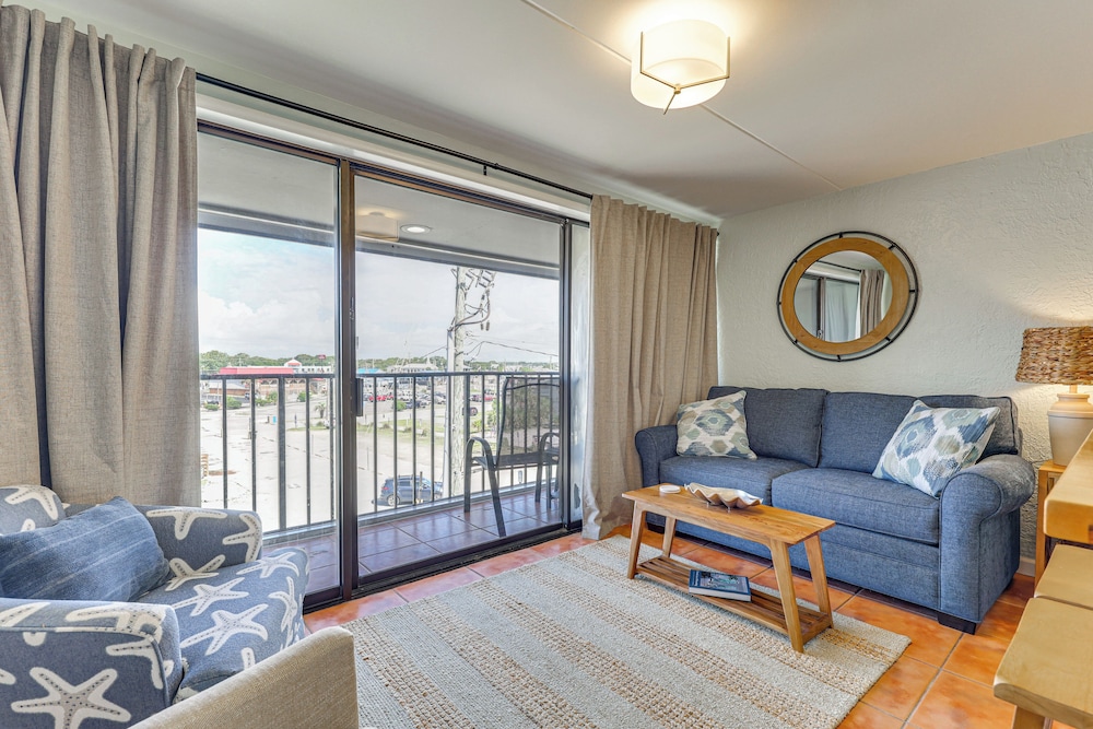 Carolina Beach Condo w/ Marina View, on Boardwalk