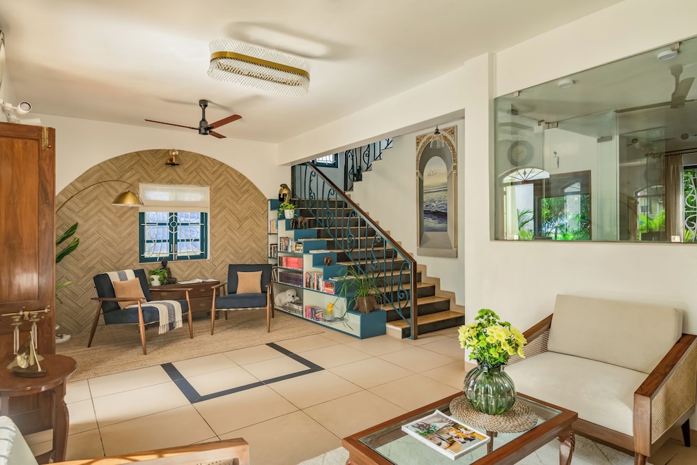 Sanctuary by RÊVE Escapes - Premium 3 BHK Villa Near Morjim Beach