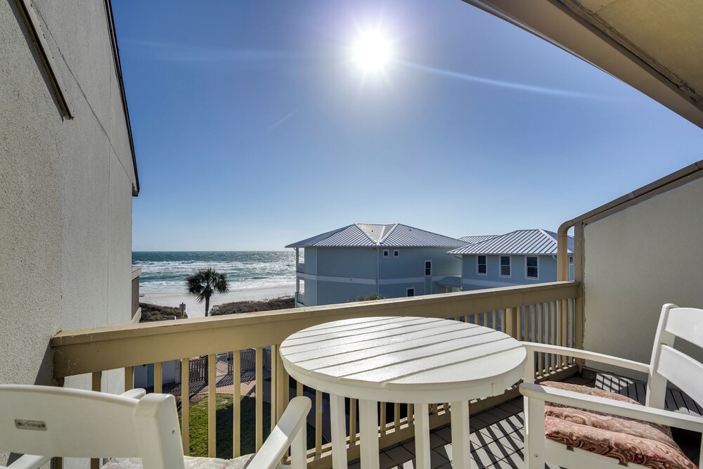Steps to Sand: PCB Condo w/ Gulf-view Balconies!