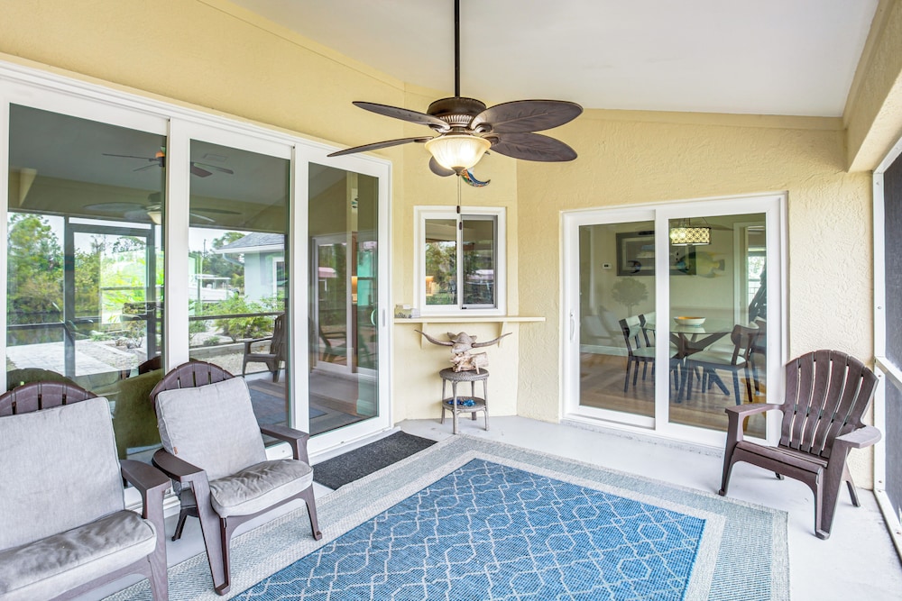 Canal-front Gem w/ Dock & Yard in Port Charlotte!
