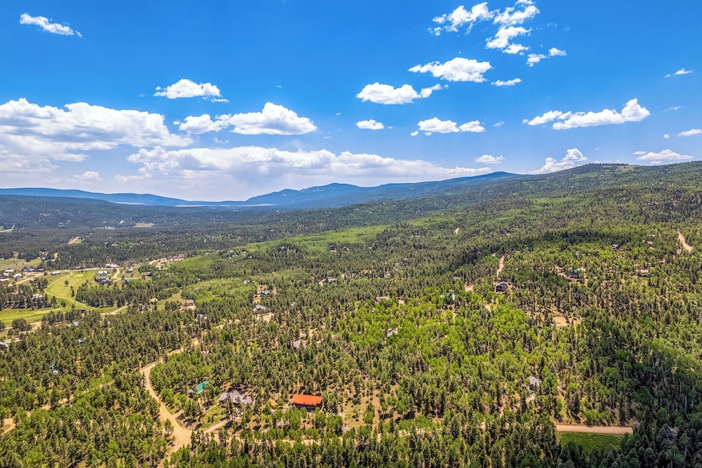 2 Min to Hiking: Cabin w/ Deck in Angel Fire