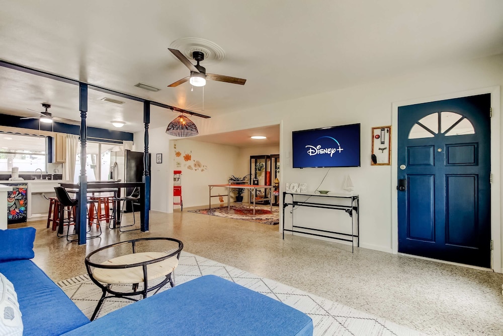 Boho Beach Bliss 2BR Retreat Steps From the Sand