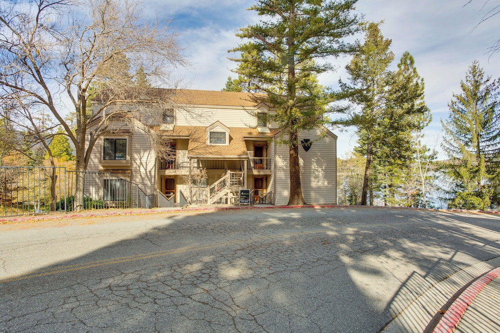 Water Views + Fireplace: Lake Arrowhead Condo
