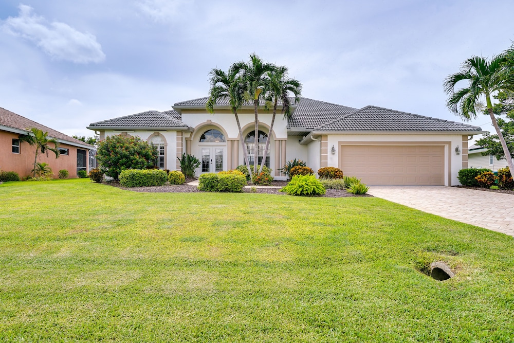 Private Pool, Dock & Gulf Access: Cape Coral Home! view 3