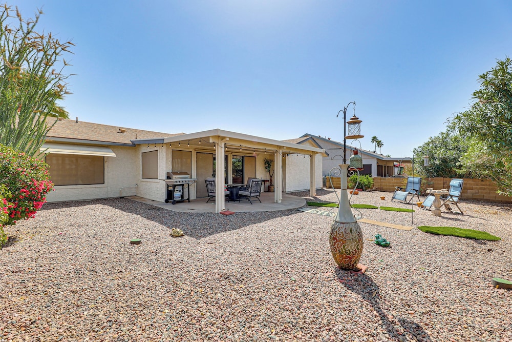 Private Backyard: Sunny Mesa Home w/ Pool Access