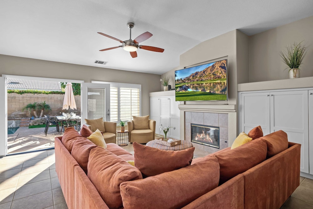 La Quinta Desert Haven Luxe Stay w/ Private Pool, Hot Tub, Pool Table