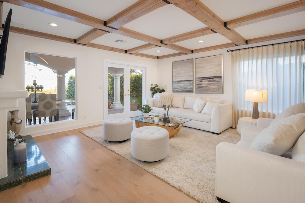 Stradella Spanish - Contemporary Mediterranean Estate w/ Resort-style Yard