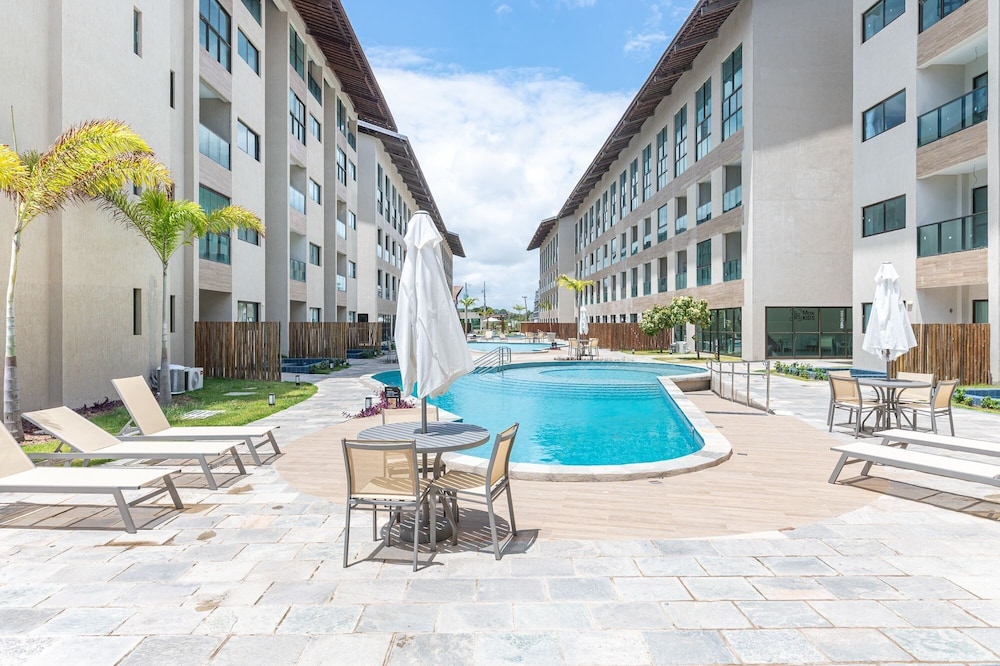 Flat 1Qt na Praia dos Carneiros-SH139