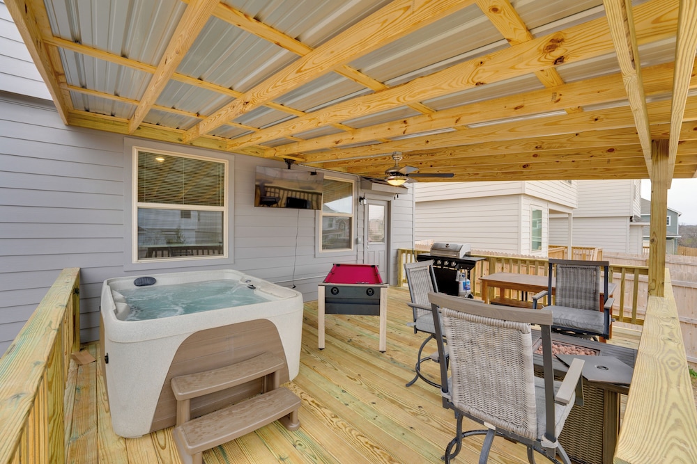 6 Mi to Afb: Pool & Hot Tub Haven w/ Game Room