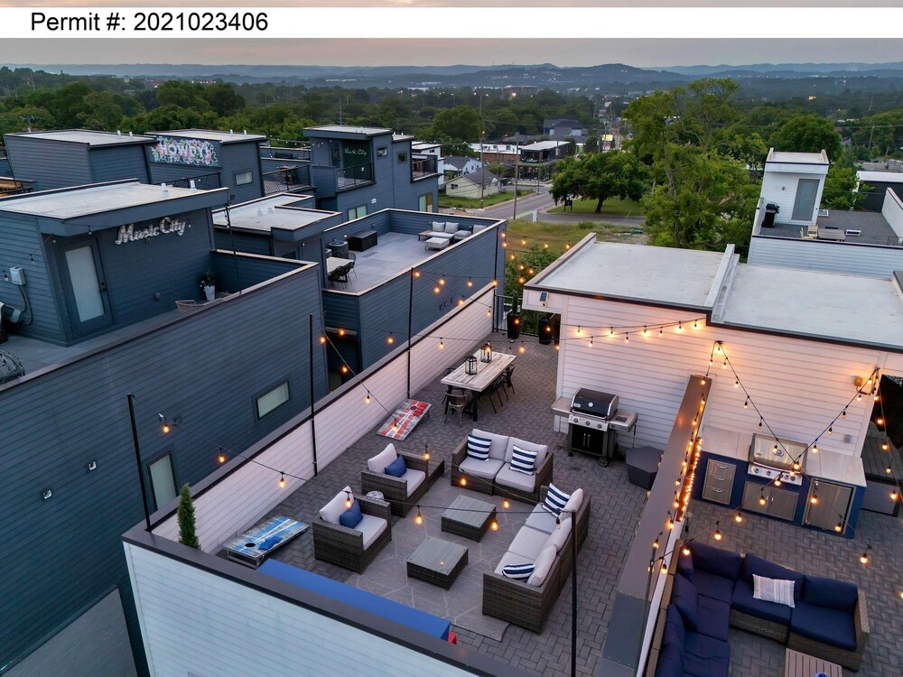 Ultimate Rooftop Double Games BBQ Skyline Views