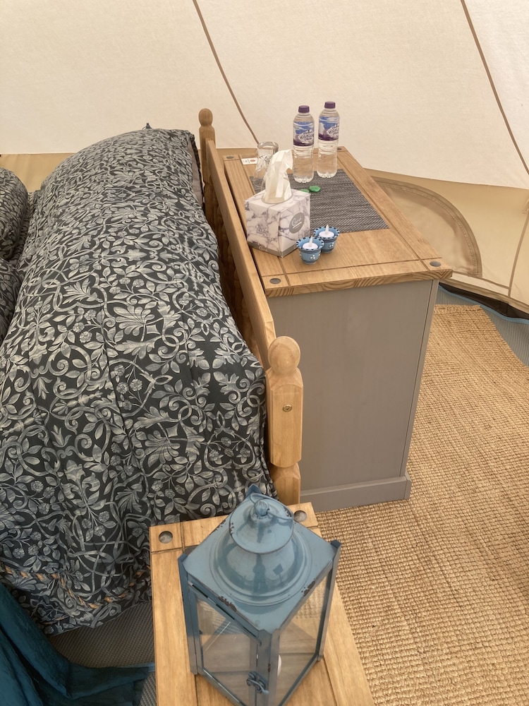 Glamping at The Homestead - Ensuite Bell Tent - Campsite view 3