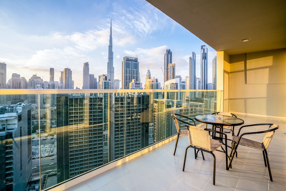 Tanin - Fabulous Apt With Burj Khalifa View From Balcony