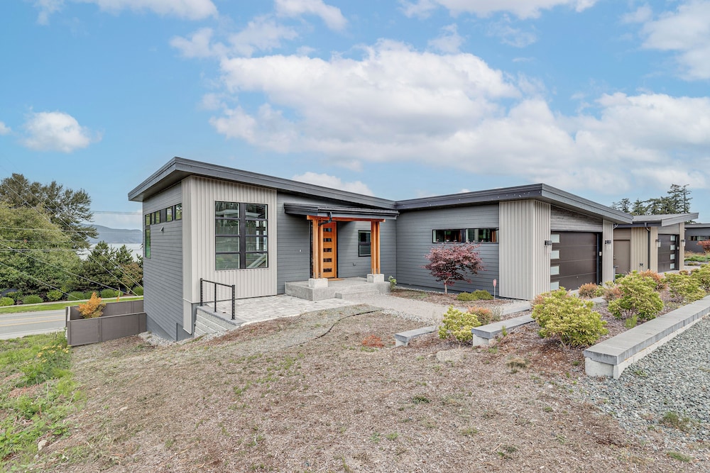 Fenced Yard, Water & Island Views: Anacortes Home!