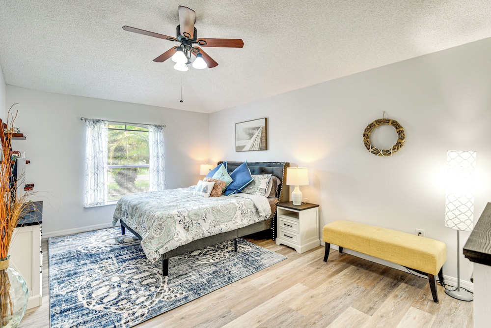 Palm Coast Comfort: Family Home w/ Lanai, Big Yard