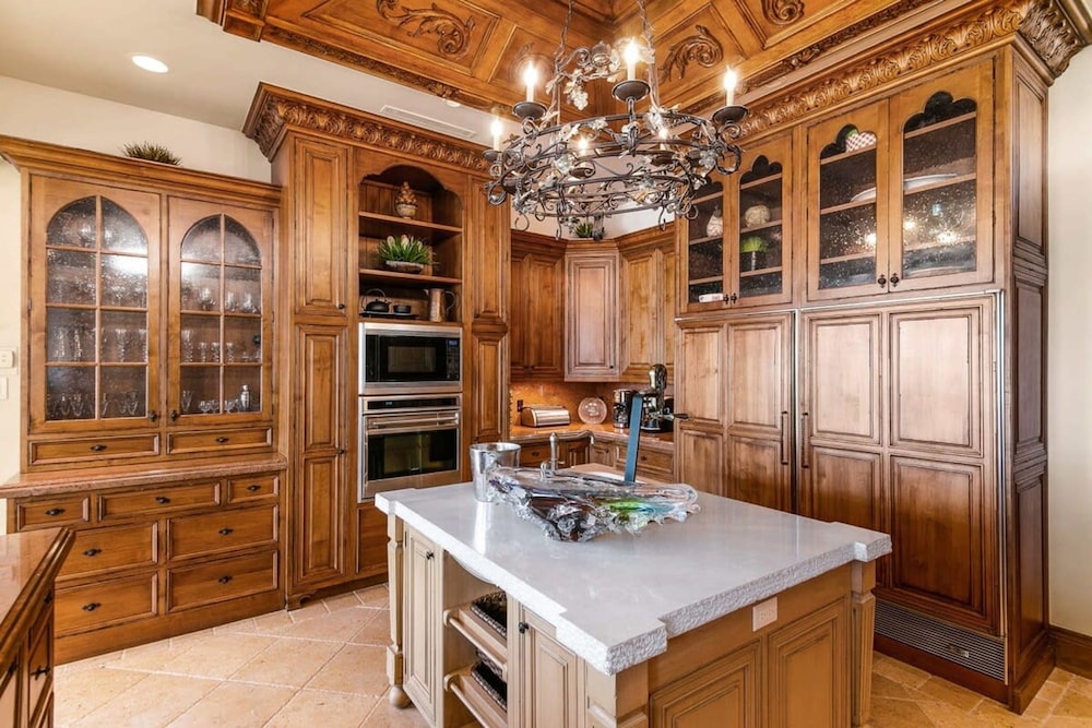 Luxurious 3-story Estate With Gym Pool Slide Private Beach and Lighthouse Views