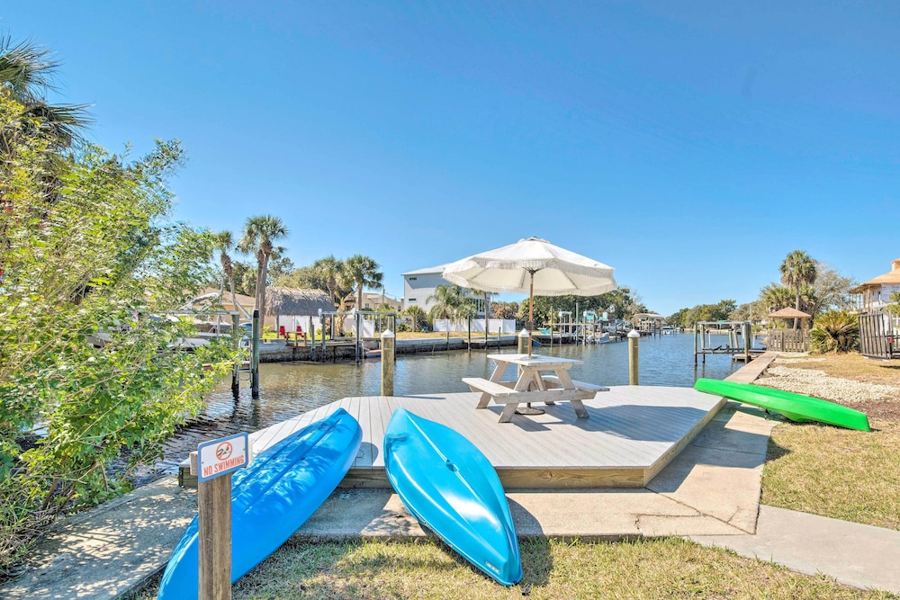 Waterfront Home on Canal w/ Private Dock & Kayaks view 5