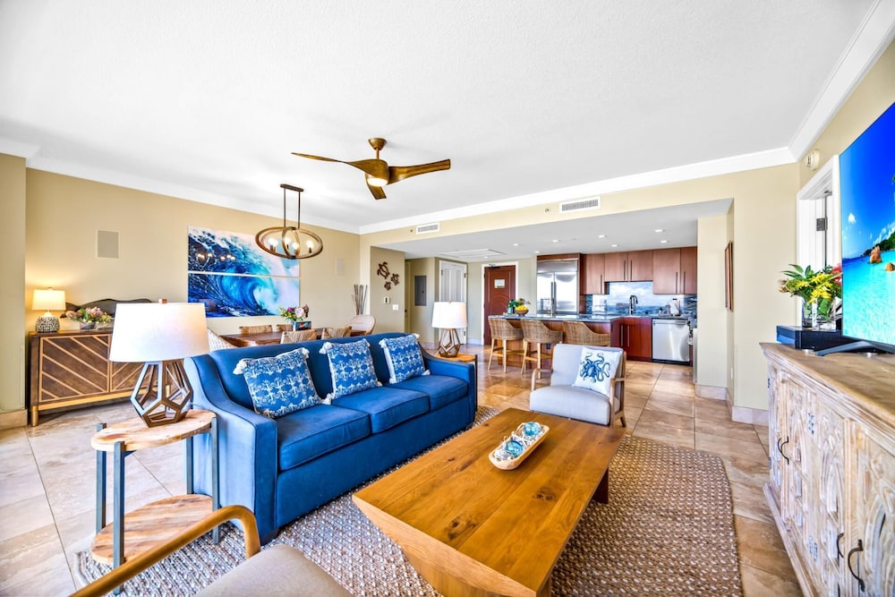 Honua Kai Hokulani 2 Free Rental Cars KBM Resorts Extra Large Lanai 2 Units, 5 Bedrooms HK Ml-1913